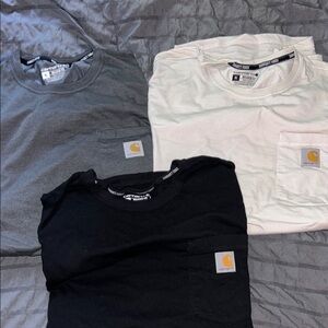 Carhartt Pocket T-Shirts - Black, Gray, White